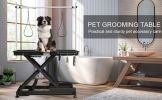 electric pet grooming table, 110V/220V professional groomer recommend super Deluxe electric pet grooming table