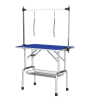 Large Grooming Table for Pet Dog and Cat with Adjustable Arm and Clamps Large Heavy Duty Animal grooming table, 42''/Blue